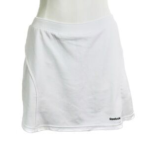 Reebok White Lined Inner Brief Summer Activewear Tennis Skort Size Small